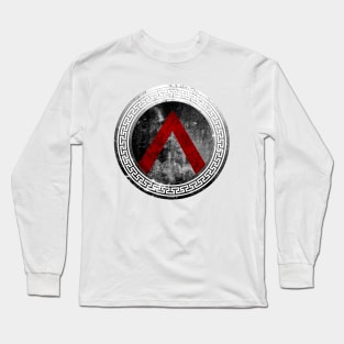 Spartan Warrior Lambda Shield Long Sleeve T-Shirt